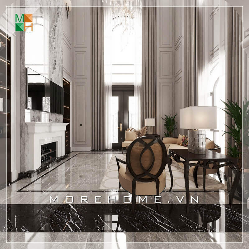 Mẫu kệ tivi đẹp, độc, lạ dành cho nội thất phòng khách biệt thự tân cổ điển cao cấp. Say đắm với các mẫu thiết kế phòng khách biệt thự, nhà phố đẹp