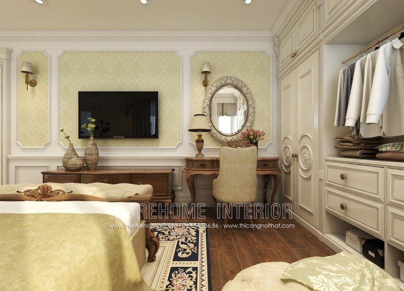 Bàn trang điểm gỗ óc chó được sản xuất một cách kỹ lưỡng, tạo độ thẩm mỹ cao. Đây là sản phẩm đồ nội thất được nhiều chị em phụ nữ yêu thích.