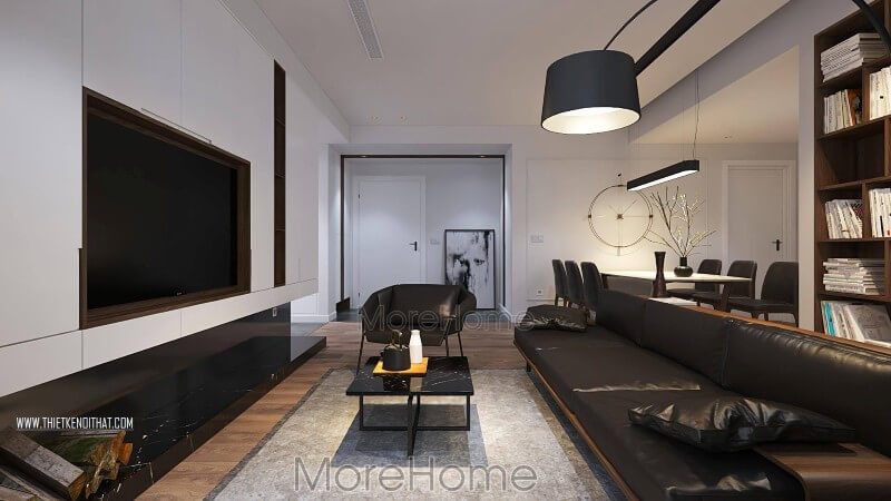 Bộ sofa bọc da thật cao cấp được thiết kế và sản xuất bởi KTS Morehome mang đến vẻ đẹp đẳng cấp cho không gian