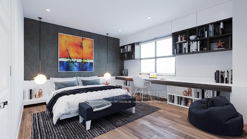 Để tạo nên một không gian phòng ngủ hiện đại và đẹp, việc trang trí nội thất là rất quan trọng.