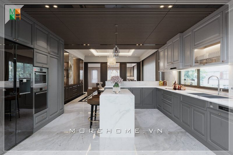 ăn
Đá nhân tạo màu trắng vân mây cao cấp làm lát nền phòng ăn sẽ tạo ra cảm giác sạch sẽ, mát mẻ và mang đến sự sang trọng, cao cấp cho không gian căn phòng ăn.